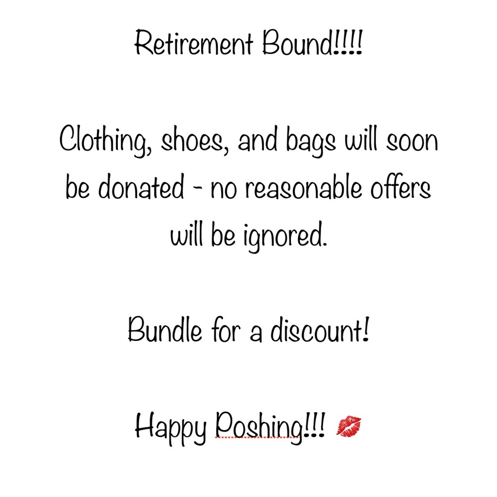 Retirement Bound! - closet purge. professional/casual clothing, shoes, bags.